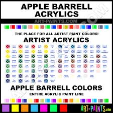 Apple Barrel Acrylic Paint Color Chart Www