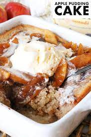 Apple Pudding Cake The Anthony Kitchen Recipe Caramel Apple Crumble Pudding Cake Apple Recipes