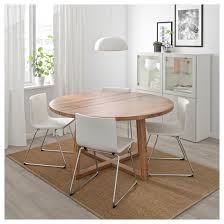 Morbylanga Table Oak Veneer Brown Stained Length 57 1 8 Ikea Ikea Round Dining Table Ikea Dining Table Oak Dining Table