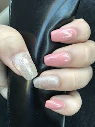 Another cute long acrylic nails can be achieved by painting your square coffin nails with a bright orange color. My Nails For The Month Tapered Square Nails Square Nails Nail Shapes