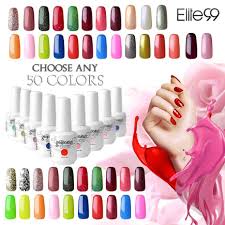 Elite99 Pick Any 50 Colors Soak Off Gel Nail Polish Uv Led Color Nail Art Gift Set 241 Colors Available