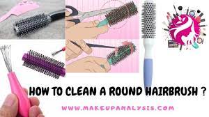 All of this makes for a good lead into this week's pretty clean topic of how, when and why to clean your hairbrush — way beyond loose strand management. How To Clean A Round Hairbrush Easy Steps To Clean Hair Brush Makeup Analysis