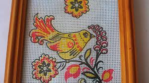 2020 popular 1 trends in home & garden with modern embroidery wall art and 1. Make An Imitation Embroidery Wall Hanging Diy Home Guidecentral Youtube