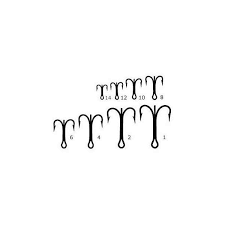 Mustad 3551 1 14 Bronzed Superior Treble Hook Size 8