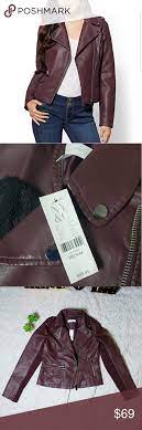 New York Company Faux Leather Jacket Nwt Faux Leather Jackets Leather Jacket Fashion