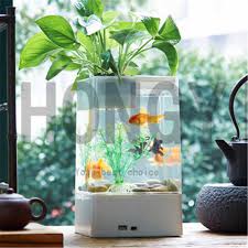 Buyer's guide to betta fish tanks. Hongyi 1 Piece Lazy Mini Small Acrylic Goldfish Bowl Fish Tank Free Water Change Transparent Betta Fish Tank Creative Goods Aquariums Tanks Aliexpress