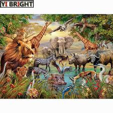 With over 200 designs, you'll find something here that is perfect for your next cross stitch project. Diy Diamond Embroidery Wild African Animals Cross Stitch Mosaic Diamond Painting Pattern Full Rhinestone Home Decor Gift Kbl Diamond Painting Cross Stitch Aliexpress