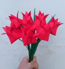 Buat pola bunga di atas kertas. Cara Membuat Bunga Dari Kertas Origami Yang Gampang Buat Dicoba Diadona Id