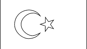 A bandeira é popularmente coñecida como ay yıldız ou albayrak. Desenho Da Bandeira Da Turquia Para Colorir E Imprimir