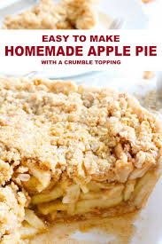 Apple Crisp Pie The Anthony Kitchen Recipe Apple Pie Recipe Easy Homemade Apple Pies Easy Apple Pie