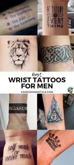 Some wrist tattoos will need to be gone over a second time, depending on the placement on the wrist. Best Wrist Tattoos For Men Cool Wrist Tattoo Design And Ideas For Guys Tattoos Tattoosforguys Wrist Tattoos For Guys Cool Wrist Tattoos Small Wrist Tattoos