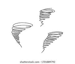 Draw drawing noah storm tornado tutorial twister. Hand Drawn Tornado Line Sketch Set Stock Vector Royalty Free 1701889792
