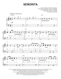 Flowkey offre un corso di pianoforte per principianti completo che ti accompagnerà passo dopo passo, dalle basi, all'esecuzione della prima canzone inoltre saprai leggere gli elementi principali dello spartito e suonare semplici progressioni di accordi. Spartito Pianoforte Senorita Di Shawn Mendes Camila Cabello Pianoforte Per Principianti