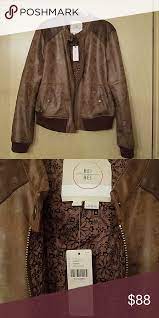 Anthropologie Hei Hei Faux Leather Jacket Faux Leather Bomber Jacket Faux Leather Jackets Leather Jacket