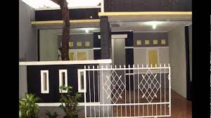 Desain pagar rumah minimalis modern bag 1. Desain Pagar Minimalis Terbaru Youtube