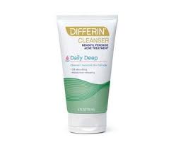 Differin Daily Deep Cleanser With Benzoyl Peroxide 4oz Cheap Skin Care Products Drugstore Skincare Cleanser Sensitive Skin