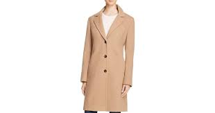 Shop 87 top calvin klein coats for women from retailers such as amazon canada, asos and farfetch all in one place. Calvin Klein Wool Single Breasted Button Front Coat In Camel Natural Lyst