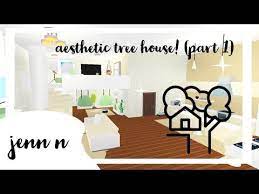 Aesthetic Tree House Speed Build Part 1 Roblox Adopt Me Jenn N Youtube Tree House Designs Cool House Designs Tree House