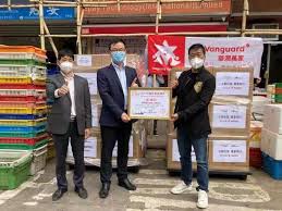 華潤萬家向的總1400名前線抗疫義工捐贈防疫物資-香港商报