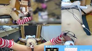 おちんちんと金玉に電気責めされて元気よく勃起しながらメスイキを何度も繰り返す動画,島風,女装,電気責め,