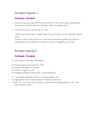 Pantun ini mengandungi lapan hingga dua belas perkataan dalam setiap rangkap.4. Jawapan Tugasan 1 Pantun Empat Kerat Budi