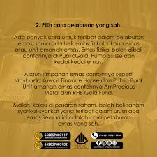 Cara pelaburan emas fizikal beli emas terus dapat emas online. Murtadha Tv Nak Melabur Emas Nak Melabur Emas Tapi Facebook