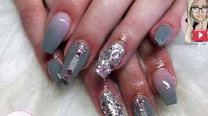 Alibaba.com offers 5,706 design acrylic nails products. Grey And Pink Acrylic Nails Coffin Nails Glitter Nails Glam And Glits Glitterbels Youtube