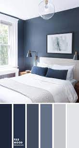 Purchases made through these links may earn me a small commission at no additional cost to you. Dark Blue And Light Grey Bedroom Color Scheme Blue Master Bedroom Blue Bedroom Walls Master Bedroom Colors