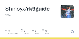 The essential mana guide's glyph page is down, and there doesn't seem to be any other resources on this kinda thing. Github Shinoyx Rk9guide Tera