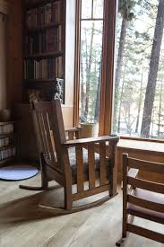 Artist John Frame S Introspective Mountain Cabin Dark Blue Living Room Blue Chairs Living Room House