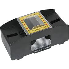 The shuffler's small size and compact structure make them portable, allowing you to carry them anywhere you want. Card Shuffler Drinkstuff