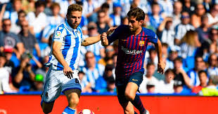 El once del barcelona para enfrentar a la real sociedad. Real Sociedad 1 2 Barcelona Report Luis Suarez And Ousmane Dembele Help Barca Come From Behind Mirror Online