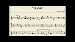 Titanic Partitura Youtube 1 titanic partitura facil con notas bso de james horner en fa mayor. titanic partitura