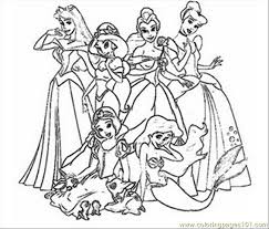 These alphabet coloring sheets will help little ones identify uppercase and lowercase versions of each letter. Disney Princess Coloring 1 Coloring Page For Kids Free Disney Princess Printable Coloring Pages Online For Kids Coloringpages101 Com Coloring Pages For Kids