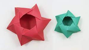 Boîte étoile origami facile avec papier : r/crafts