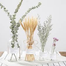One beautiful flower arranged artfully was more appealing to me than a dozen roses stuffed in a vase. Decorative Bottle Vase For Home Dried Flowers Flower Vases Decoration Dried Flower Arrangements