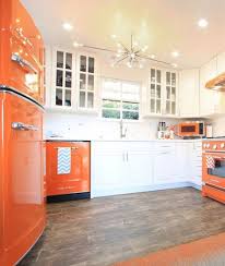bold orange kitchen decor ideas