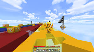 Four player lucky block race for minecraft is a special map that offers to take part in an unusual race for four players at once. Lucky Block Race Minecraft Pe Maps