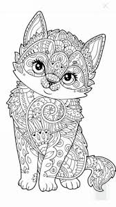 Create your own animal contest. Cute Kitten Coloring Page In 2020 Dog Coloring Page Cat Coloring Page Mandala Coloring Pages
