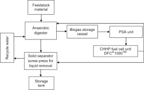 Flow Diagram For Digester And Biogas Production Download