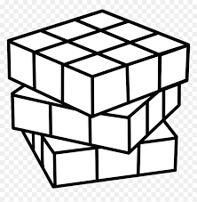 May 13, 2020 · rubiks cube coloring pages. Cube Clipart Coloring Page Rubix Cube Clipart Black And White Hd Png Download Vhv