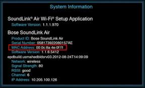 Locating The Mac Address