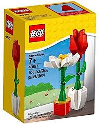 Amazon Com Lego Flower Display 40187 100 Piece Set Toys Games In 2020 Lego Flower Lego Lego Valentines