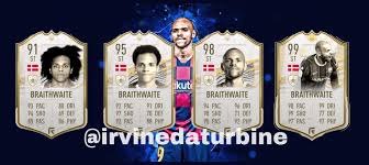 Martin braithwaite spends most of his workdays as a barcelona teammate of lionel messi, the world's greatest soccer player. Lord Braithwaite S Icon Cards Fifa21