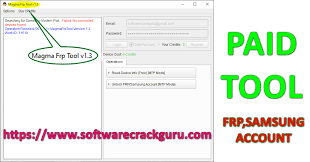 Safe and easy samsung simlock removal. Magma Tool V1 3 Samsung Frp Account Remove Tool All Security Supported Cruzersoftech