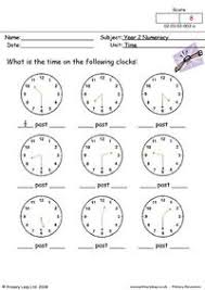 Masa dan waktu standard aras tinggi murid melukis jarum jam dan minit dengan bimbingan guru. Numeracy Time 2 Worksheet Primaryleap Co Uk