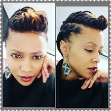Quick Loc Updo For Short To Medium Length Locs Professionallocs Rose Monique Locs Hairstyles Short Locs Hairstyles Natural Hair Styles