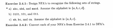 Darin erkennst du, welche binärzahlen verwendet werden, um die zeichen des alphabets und die umlaute (ö, ä und ü) darzustellen: Solved Exercie 241 Designa S To Ecogie Tngs A Abc Abd Chegg Com