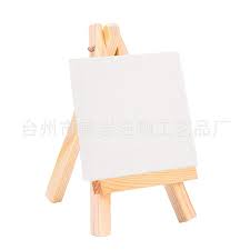 木质工艺品创意迷你画架油画白帆布儿童绘画工具手绘画布家居摆件 淘宝网 items