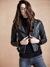 Etiqueta Negra Mujer Etiqueta Negra Mujer Etiqueta Negra Mujer Leather Jacket Girl Fashion Leather Jackets Women